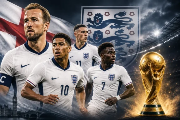 England FIFA World Cup 2026